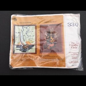 Creative Circle‎ Duck Decoy Embroidery Kit Vintage 1983 12” x 16” NOS